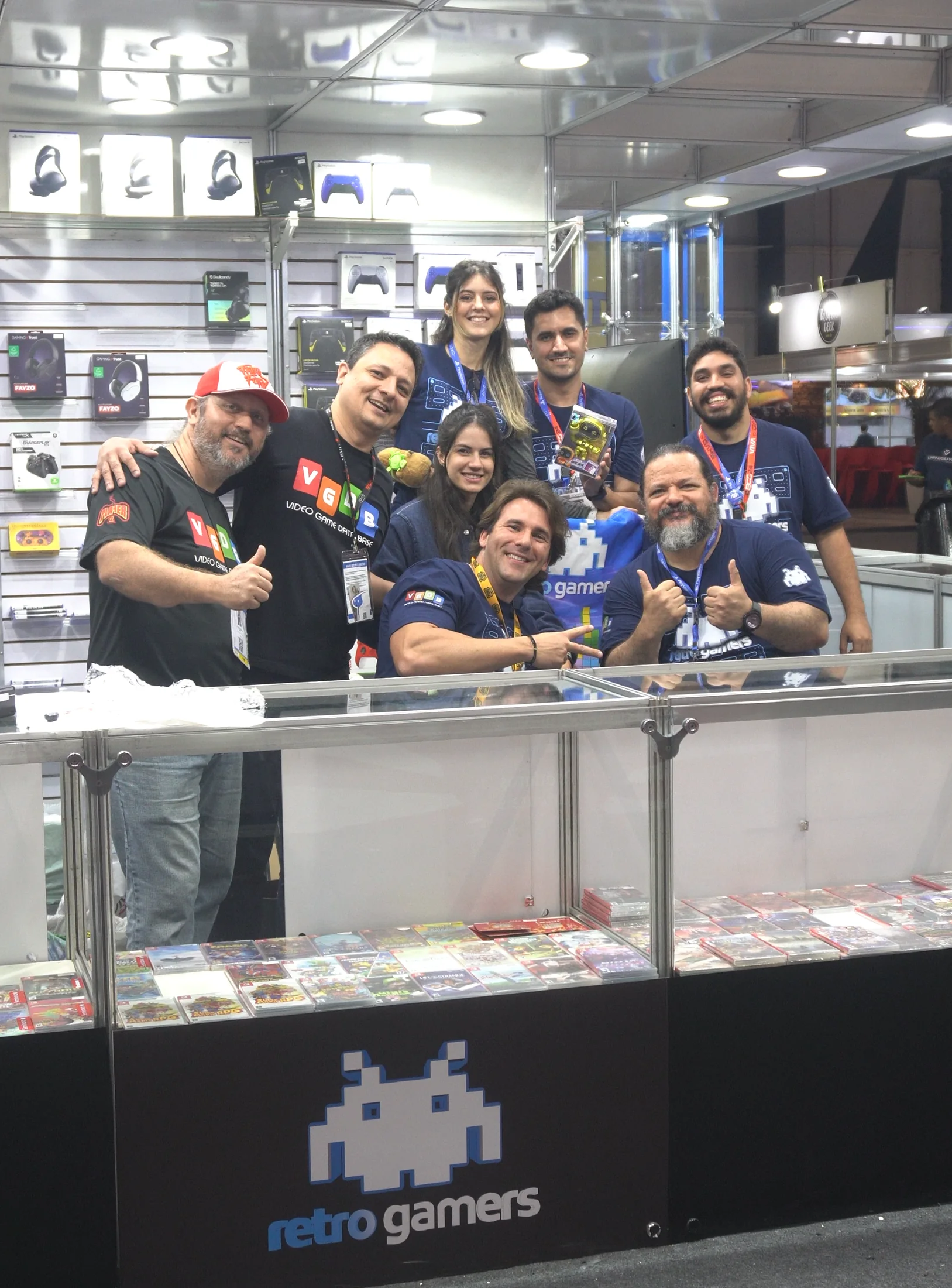 Equipe Retro Gamers em evento
